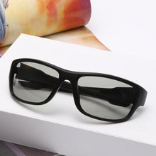 Load image into Gallery viewer, Color Change Matte Frame Photochromic Polarized Sunglasses Men Square Classic Chameleon Glaases Transition Lens Eyewear