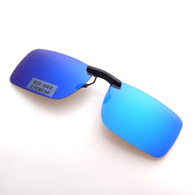 Carica l'immagine nel visualizzatore di Gallery, Color Polarized Sunglasses Clip on UV400 Sun Glasses Men Clip on Glasses 7 Color Eyeglasses Clip Driving Sunglasses Women