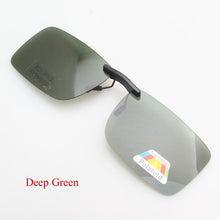 Carica l'immagine nel visualizzatore di Gallery, Color Polarized Sunglasses Clip on UV400 Sun Glasses Men Clip on Glasses 7 Color Eyeglasses Clip Driving Sunglasses Women