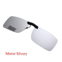 Carica l'immagine nel visualizzatore di Gallery, Color Polarized Sunglasses Clip on UV400 Sun Glasses Men Clip on Glasses 7 Color Eyeglasses Clip Driving Sunglasses Women