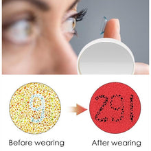 Load image into Gallery viewer, Color-blindness Glasses Lnvisible Red Green Color Blind Glasses Women Men Colorblind Invisible Driver License Look Picture Test