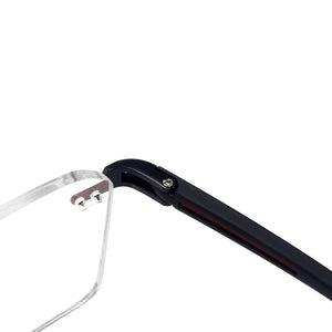 Colorful Rectangular Rimless Men And Women Optical Spectacles Frame With TR90 Temple For Myopia Prescription Lenses