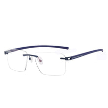 Load image into Gallery viewer, Colorful Rectangular Rimless Men And Women Optical Spectacles Frame With TR90 Temple For Myopia Prescription Lenses