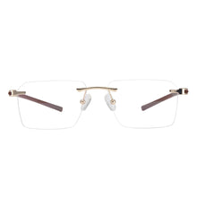 Load image into Gallery viewer, Colorful Rectangular Rimless Men And Women Optical Spectacles Frame With TR90 Temple For Myopia Prescription Lenses