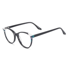 Load image into Gallery viewer, Colorful Men And Women Round Acetate Full Rim Optical Glasses Frame With Spring Hinge For Myopia Prescription Lenses