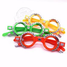Load image into Gallery viewer, Colorful Plastic Optical Glasses Lens Trial Frame Optometry Optician Equipment 52mm - 70mm Eyeglass Accessories