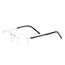 Load image into Gallery viewer, Colorful Rimless Eyeglasses Men and Women Metal Rectangular Spectacles Frame For Prescription Lenses Myopia Reading Progressive