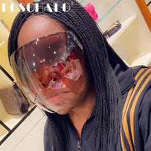 Load image into Gallery viewer, Colorful/Transparent Protective Mask Sunglasses Men Full Face Shield Sunglasses Women Dustproof Safety Mask Goggles Glasses