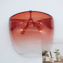 Load image into Gallery viewer, Colorful/Transparent Protective Mask Sunglasses Men Full Face Shield Sunglasses Women Dustproof Safety Mask Goggles Glasses