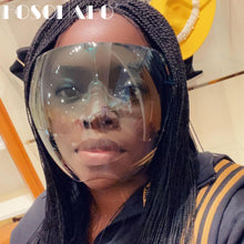 Load image into Gallery viewer, Colorful/Transparent Protective Mask Sunglasses Men Full Face Shield Sunglasses Women Dustproof Safety Mask Goggles Glasses