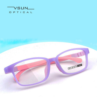 Colourful Flexible Silicon Children's Optical Frames Soft Spectacles Boys Girls Eyeglasses Light Vision Eyewears Baby Glasses