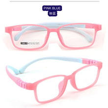 Carica l&#39;immagine nel visualizzatore di Gallery, Colourful Flexible Silicon Children&#39;s Optical Frames Soft Spectacles Boys Girls Eyeglasses Light Vision Eyewears Baby Glasses