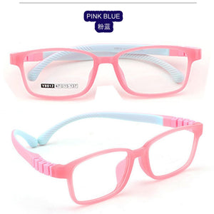 Colourful Flexible Silicon Children's Optical Frames Soft Spectacles Boys Girls Eyeglasses Light Vision Eyewears Baby Glasses