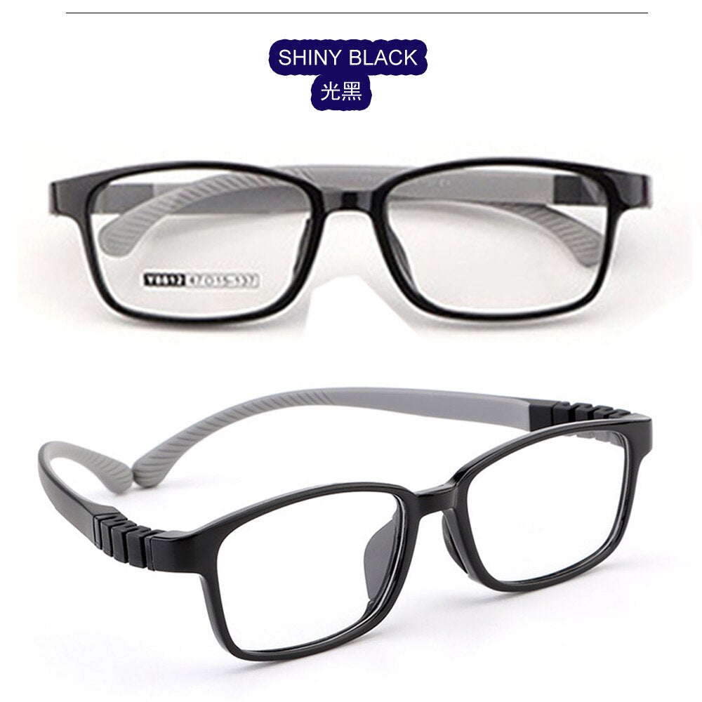 Colourful Flexible Silicon Children's Optical Frames Soft Spectacles Boys Girls Eyeglasses Light Vision Eyewears Baby Glasses