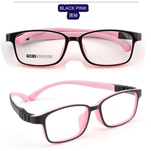 Colourful Flexible Silicon Children's Optical Frames Soft Spectacles Boys Girls Eyeglasses Light Vision Eyewears Baby Glasses