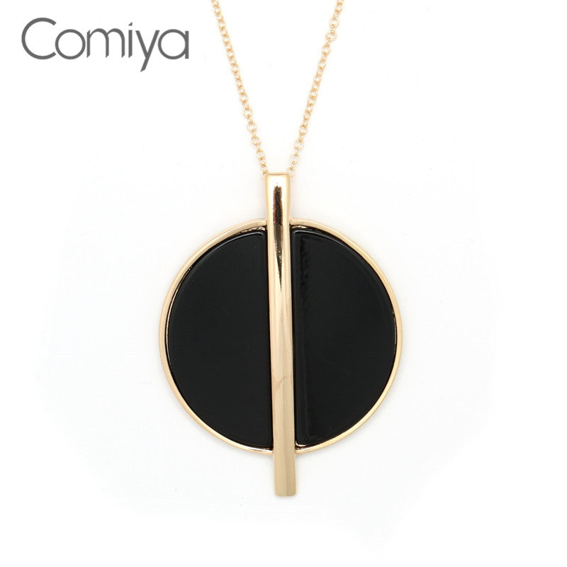 Big Pendant Necklaces For Women Zinc Alloy Chains Bijoux Femme Online Shopping Indian Accessories Long Necklace