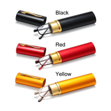Load image into Gallery viewer, Compact Anti-blue light Slim Portable Readers for Men Women Eyeglasses with Pen Clip Tube Case Reading Glasses