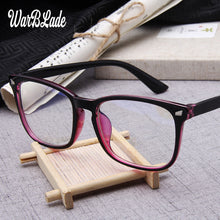 Load image into Gallery viewer, Computer Blue light Ray optical glasses PC Anti radiation glass Vision Eye Strain protection women Men Glasses Frame WBL