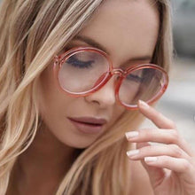 Load image into Gallery viewer, Computer Glasses Blue Light Anti Lenses Transparent Round Optical Frames UV Blocking Gaming Filter Clear Eye Glasses Frame