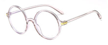 Load image into Gallery viewer, Computer Glasses Blue Light Anti Lenses Transparent Round Optical Frames UV Blocking Gaming Filter Clear Eye Glasses Frame