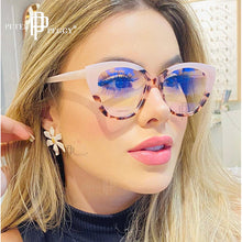 Load image into Gallery viewer, Computer Glasses Double Color Frame Women Men Anti Blue Light Round Eyewear Blocking Glasses Optical Spectacle Eyeglass TR90