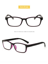 Load image into Gallery viewer, Computer Glasses Men Women Square Anti Blue Light Radiation Coating Film Tinted 0 Degree Clear Lens for Work Home Gaming