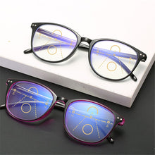 Load image into Gallery viewer, Computer Glasses Multifocal Readers Reading Glasses Glasses for Women &amp; Men Progressive Multifocus Blue Light Blocking