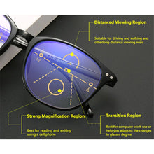 Load image into Gallery viewer, Computer Glasses Multifocal Readers Reading Glasses Glasses for Women &amp; Men Progressive Multifocus Blue Light Blocking