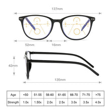 Load image into Gallery viewer, Computer Glasses Multifocal Readers Reading Glasses Glasses for Women &amp; Men Progressive Multifocus Blue Light Blocking