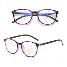 Load image into Gallery viewer, Computer Glasses Multifocal Readers Reading Glasses Glasses for Women &amp; Men Progressive Multifocus Blue Light Blocking