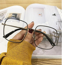 Load image into Gallery viewer, Computer Glasses Square Frame Women Men Anti Blue Light Alloy Eyewear Blocking Square Spectacle Transparent Glasses Optical