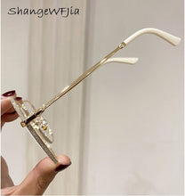 Load image into Gallery viewer, Computer Glasses Square Frame Women Men Anti Blue Light Alloy Eyewear Blocking Square Spectacle Transparent Glasses Optical