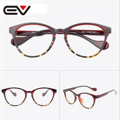 Computer Glasses Women Lightweight Man Round Full Frame Eyeglasses Frames Prescription Lens Computador Oculos de Grau EV0785