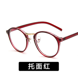 Computer Glasses eyeglasses frame women 2023 Spectacle Frames Optical Frames Clear Eyeware Women Round Clear Lens Fake Glasses