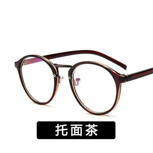 Computer Glasses eyeglasses frame women 2023 Spectacle Frames Optical Frames Clear Eyeware Women Round Clear Lens Fake Glasses