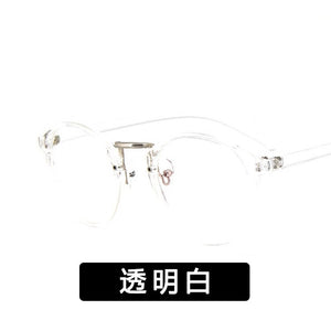 Computer Glasses eyeglasses frame women 2023 Spectacle Frames Optical Frames Clear Eyeware Women Round Clear Lens Fake Glasses