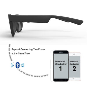 Conway Bluetooth Sunglasses Bone Conduction Touch Control Headphone Glasses Smart Audio Headsets Open-ear Music&Voice Calling