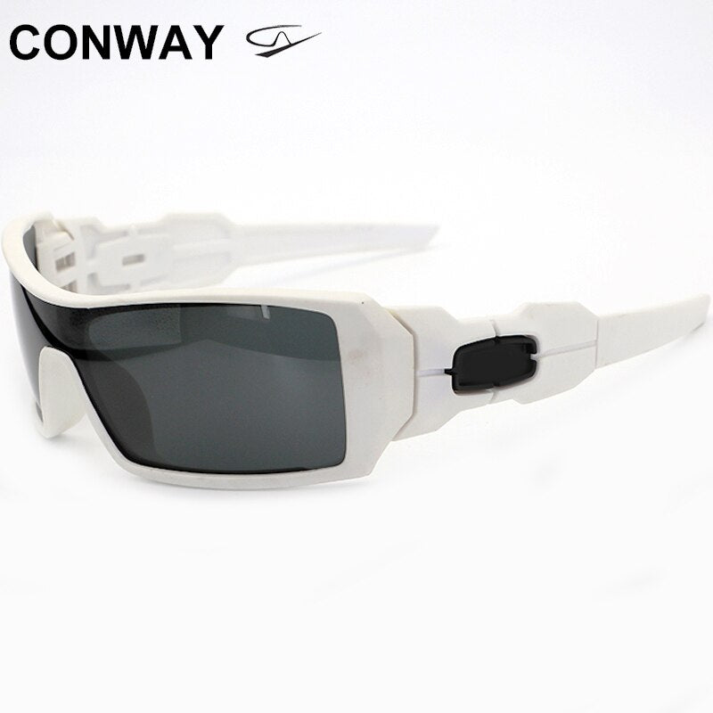 Conway Cycle Glasses UV Protection Men's Sports Sunglasses Rectangular TR90 Frame Brand Design Outdoor Mountain Goggles