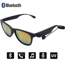 Carica l&#39;immagine nel visualizzatore di Gallery, Conway Earphone Sunglasses Bluetooth 4.1 Audio Headsets Voice Calling Driving Glasses Oval Smart Music Glasses for Women Men