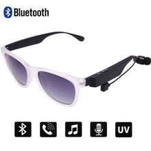 Carica l&#39;immagine nel visualizzatore di Gallery, Conway Earphone Sunglasses Bluetooth 4.1 Audio Headsets Voice Calling Driving Glasses Oval Smart Music Glasses for Women Men