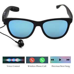Conway Earphone Sunglasses Bluetooth 4.1 Audio Headsets Voice Calling Driving Glasses Oval Smart Music Glasses for Women Men