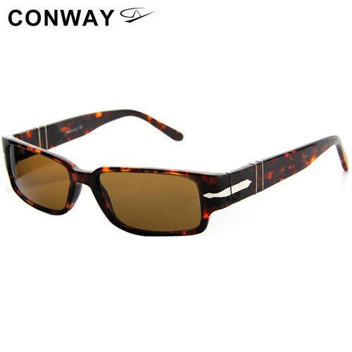 Conway Retro Slim Sunglasses Narrow Rectangular Acetate Frame Sun Glasses Wide Frame UV400 Block Personal Eyewear Brand Design