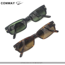 Load image into Gallery viewer, Conway Retro Slim Sunglasses Narrow Rectangular Acetate Frame Sun Glasses Wide Frame UV400 Block Personal Eyewear Brand Design
