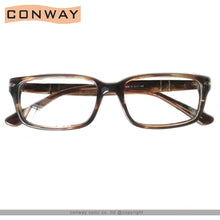 Load image into Gallery viewer, Conway Slim Rectangular Optical Glasses Frame Clear Lens for Men Quality Acetate Spectacles Eyeglasses with Case Europe Style