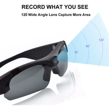 Load image into Gallery viewer, Conway Sports Sunglasses with Camera Shooting Glasses Eyewear HD 1080P Camcorder Headsets Outdoor Sun Glasses Photochromic