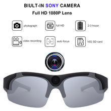 Load image into Gallery viewer, Conway Sports Sunglasses with Camera Shooting Glasses Eyewear HD 1080P Camcorder Headsets Outdoor Sun Glasses Photochromic