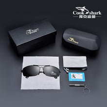 Carica l'immagine nel visualizzatore di Gallery, Cook Shark 2025 Men's Sunglasses Sunglasses Men's hipsters Driving Polarizers Sunglasses Drivers Driving Glasses