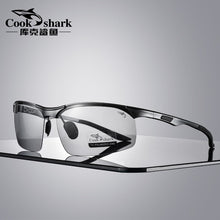 Load image into Gallery viewer, Cook Shark 2025 aluminum magnesium sunglasses men&#39;s sunglasses HD polarized driving driver glasses tide