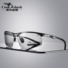 Load image into Gallery viewer, Cook Shark 2025  aluminum magnesium sunglasses men's sunglasses HD polarized driving driver glasses tide