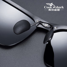 Load image into Gallery viewer, Cook Shark 2025  aluminum magnesium sunglasses men's sunglasses HD polarized driving driver glasses tide